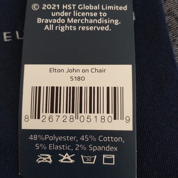 Hst Global Elton John Good Luck Socks Adult 5-9 - Picture 8 of 8